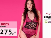 Sexy body Go Wild - Růžová se slevou 44%